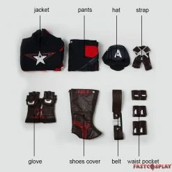 Comic The Avengers Age Of Ultron Steve Rogers Captain America Cosplay Costume