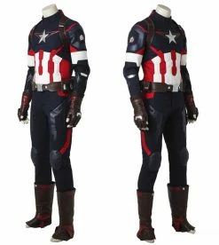 Comic The Avengers Age Of Ultron Steve Rogers Captain America Cosplay Costume