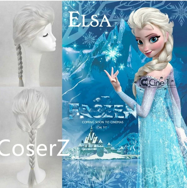 Princess Elsa Wig, Elsa Cosplay Wig 3 Princess Elsa Wig, Elsa Cosplay Wig