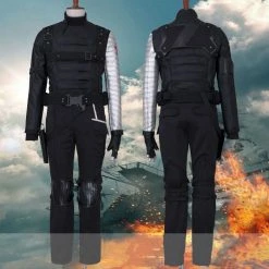 Comic Winter Soldier Bucky Barnes Cosplay