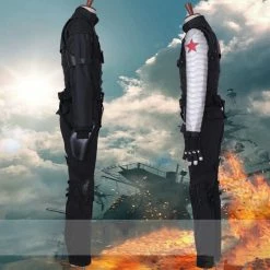 Comic Winter Soldier Bucky Barnes Cosplay