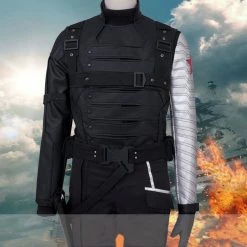 Comic Winter Soldier Bucky Barnes Cosplay
