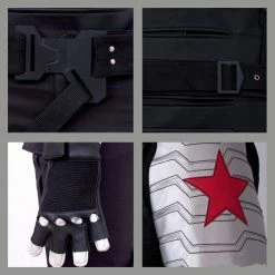 Comic Winter Soldier Bucky Barnes Cosplay